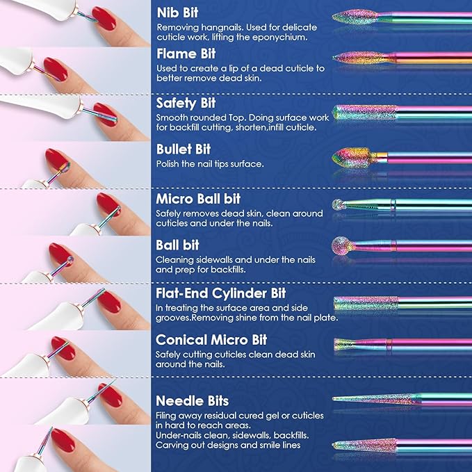 21pcs Nail Drill Bits Sets - Image 2