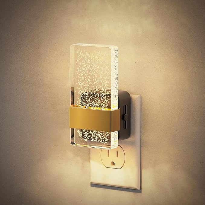 JandCase Night Lights Plug into Wall, Dusk to Dawn Sensor, 3000K Soft White LED by JandCase