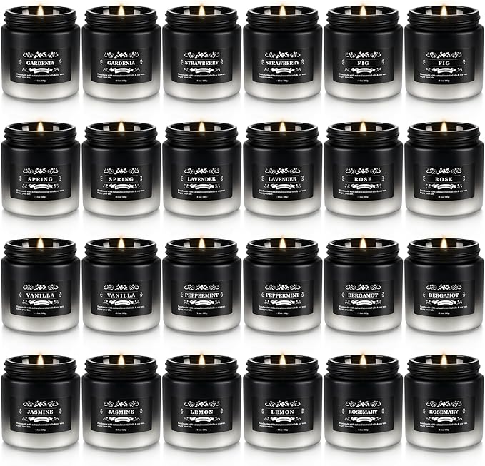 YOROXRG 24 Pack Scented Candles by YOROXRG