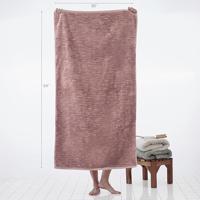 SKL Home CloudSoft Cotton Luxury 4 Pc Bath Towel Set - Image 3