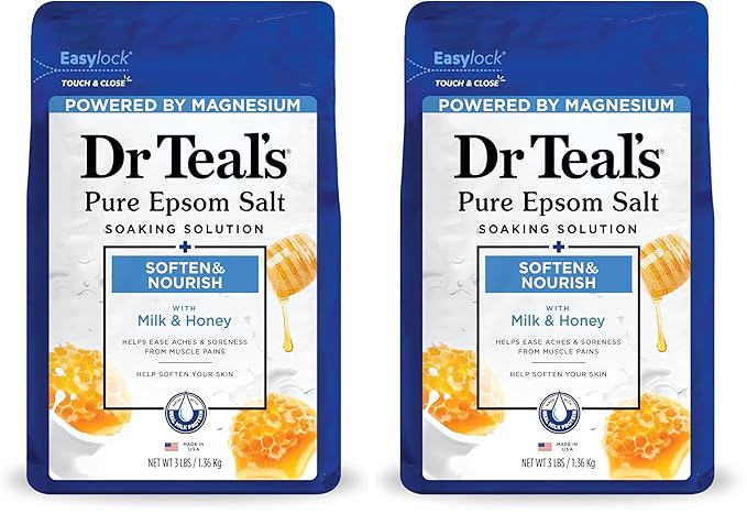 Dr Teal's Epsom Salt Soaking Solution, Soften & Nourish by DrTeals