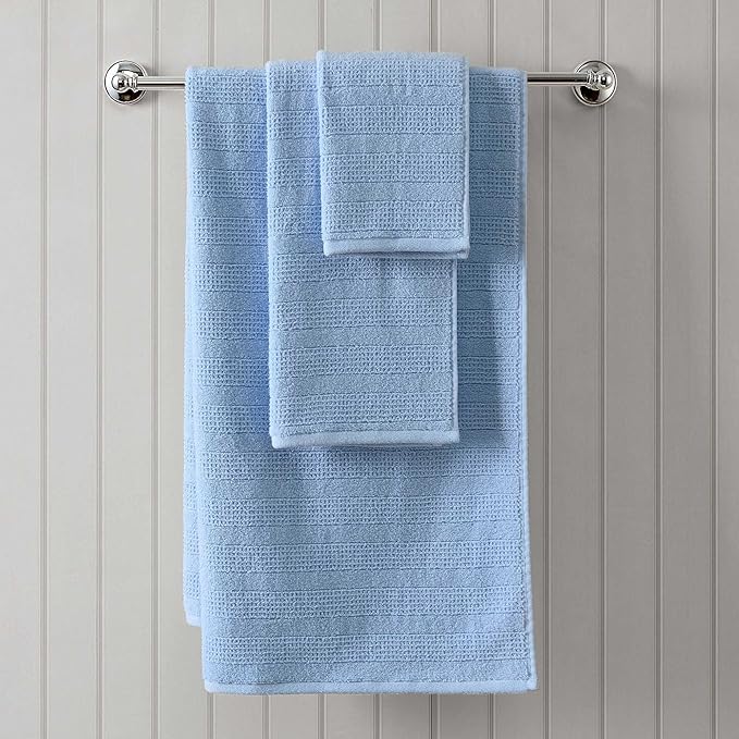 Martha Stewart - Bath Towels, Soft & Absorbent 100% Cotton Towels, Solid 500 GSM - Image 5