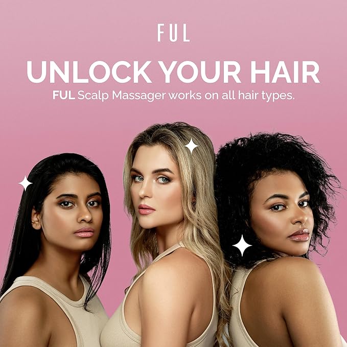 FUL Scalp Massager with Super Soft Silicone Brush - Image 5