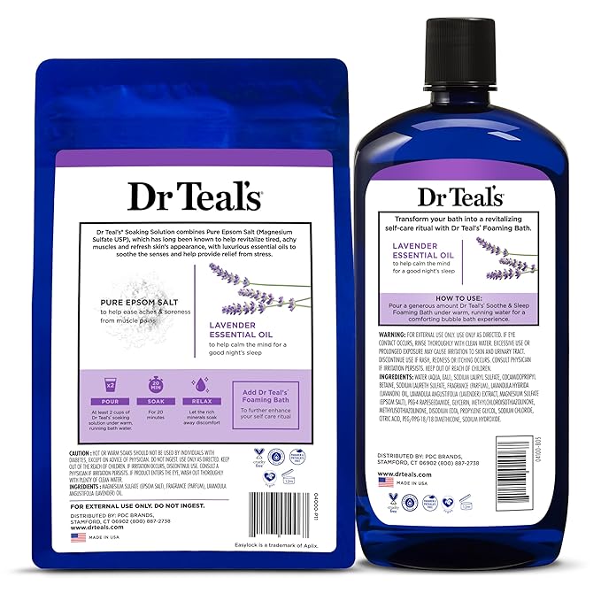 Dr. Teal's Epsom Salt Soaking Solution and Foaming Bath - Image 12