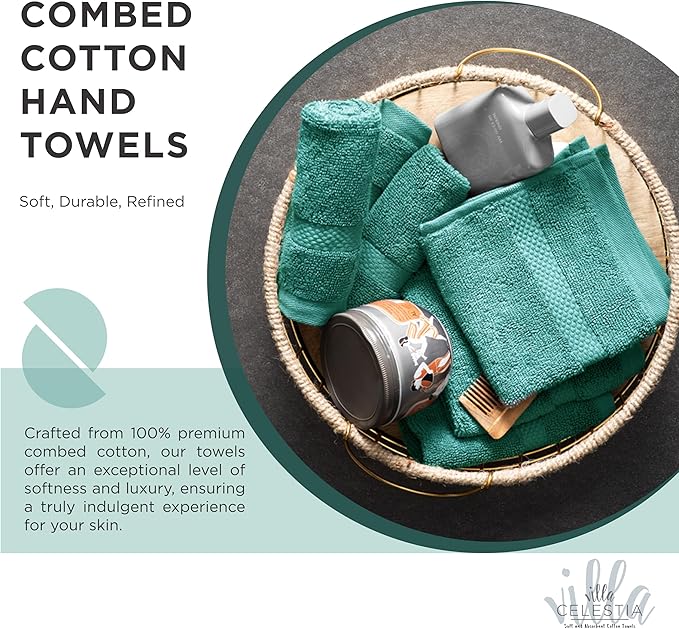 100% Cotton Bath Towel Set of 24-6 Bath Towels, 6 Hand Towels, 12 Wash Cloths - Image 3