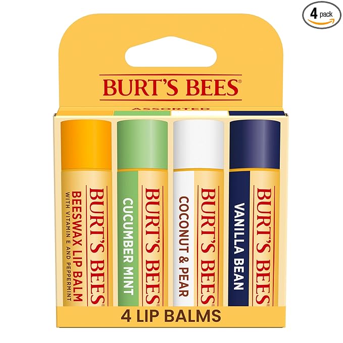 Burt's Bees 100% Natural Moisturizing Lip Balm, Cucumber Mint, Coconut & Pear by BurtsBees