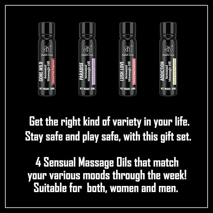 Organic Sensual Safe to Lick Body Massage Oils - Image 3