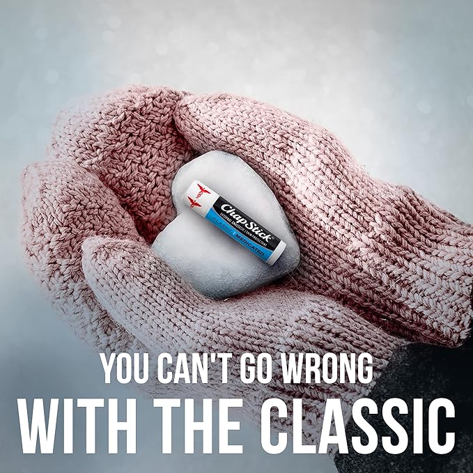 Chapstick ChapStick Classic Lip Balm Skin Protectant Bulk, Medicated Flavor - Image 6