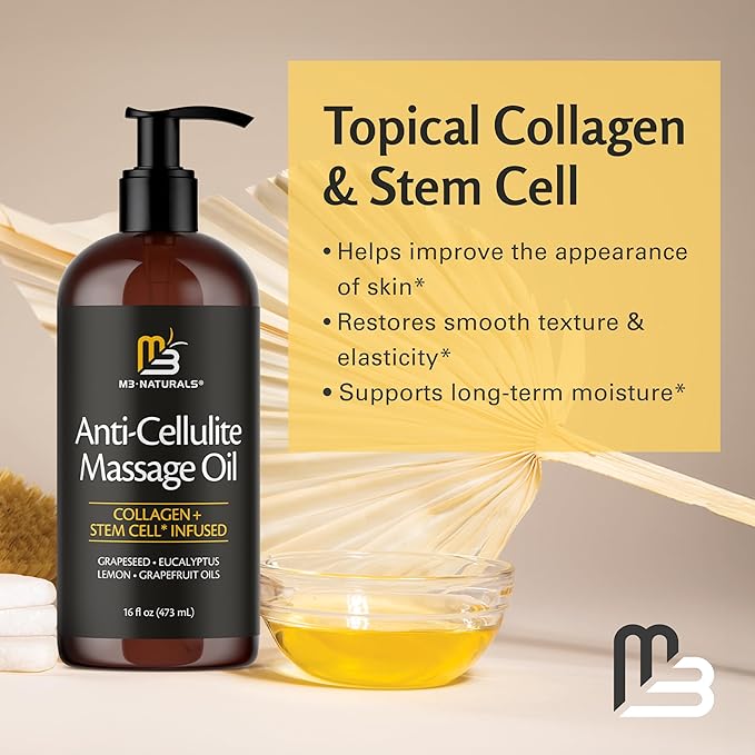 Firming Body Massage Oil with Collagen & Stem Cell – Helps Smooth The - Image 4