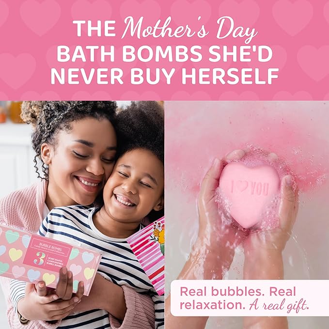 Mother's Day Heart Bath Bombs for Mom - Image 6