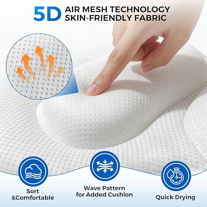 52" x 16" Full Body Bath Pillow - Image 4