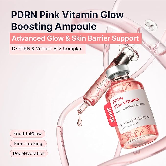 SUNGBOON EDITOR Glow Intensive PDRN Ampoule, Copper Peptides & Vitamin B12 Serum - Image 2