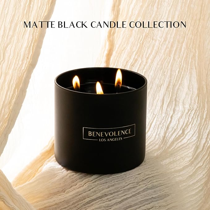 Benevolence LA 3 Wick Candle, 45 Hour Burn - Image 2