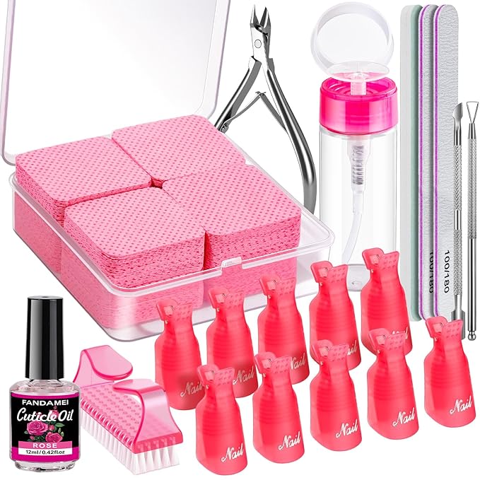 FANDAMEI Gel Nail Polish Remover Tools Kit by FANDAMEI