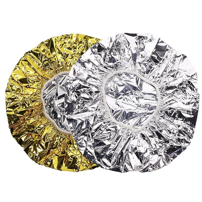 Tupalizy 4PCS Deep Conditioning Heat Cap Aluminum Foil Shower Cap - Image 5