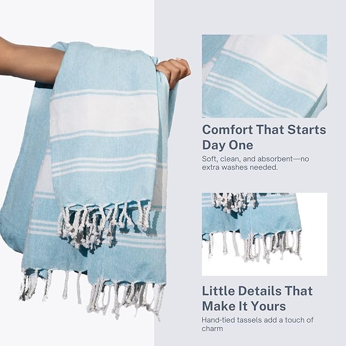 Cotton Turkish Beach Towel - Image 9