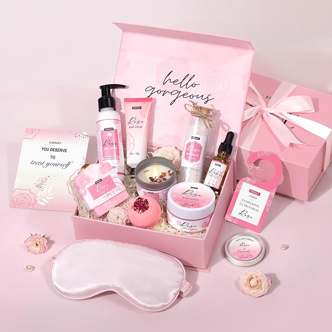 Gifts for Women Birthday Gift Baskets Home Spa Relaxing Self Care Gift for - Image 6