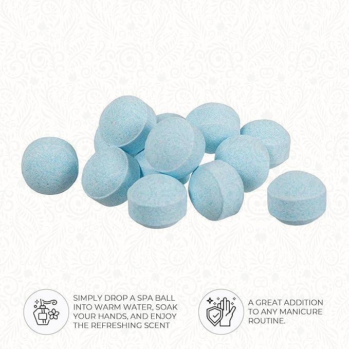 Ginger Lily Farms Botanicals Manicure Spa Balls Ocean, Manicure Soak Balls - Image 4