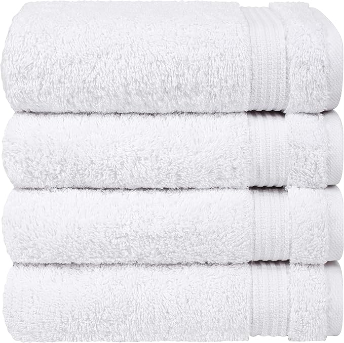 Cotton Paradise Hand Towels for Bathroom, 100% Cotton Turkish 4 Piece Hand - Image 5
