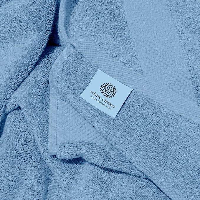 White Classic Luxury Soft Bath Sheet Towels - Image 5