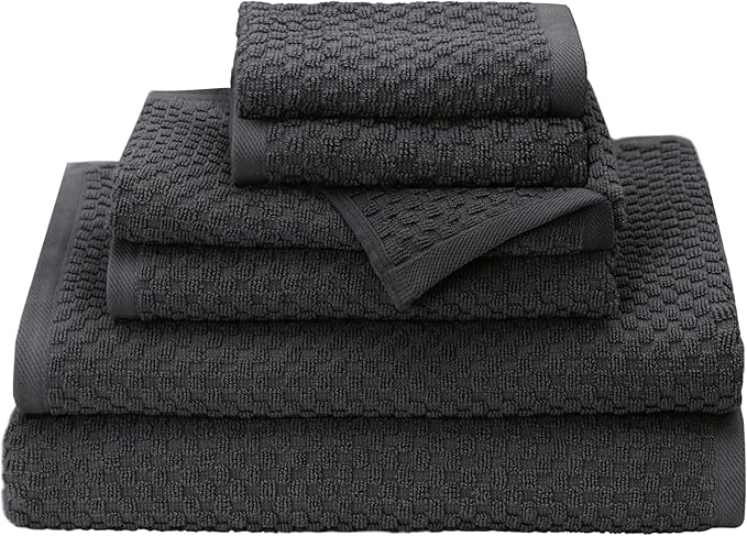 COTTON CRAFT Waffle 6 Piece Towel Set by COTTONCRAFT