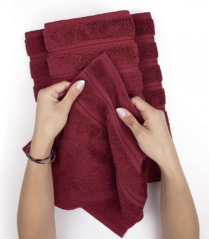 American Soft Linen Luxury 6 Piece Towel Set, 2 Bath Towels 2 Hand Towel 2 - Image 6