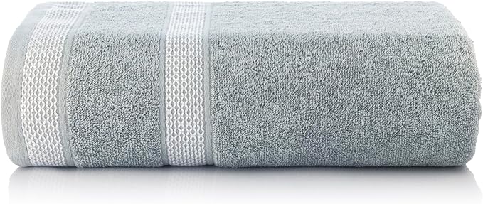 CASA COPENHAGEN Solitaire 2Pcs 100% Egyptian Cotton Large Designer Bathsheet - Image 3