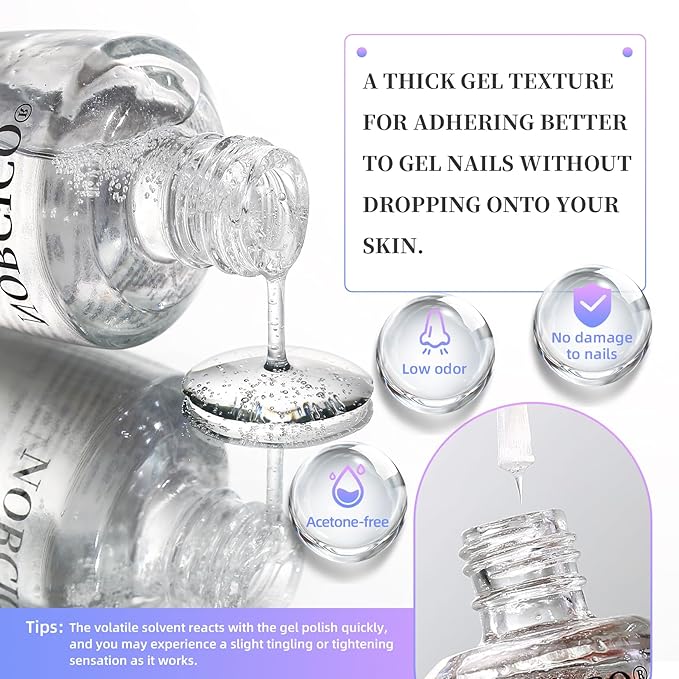 Gel Nail Polish Remover, Fast-Acting No Foil Remover - Image 5