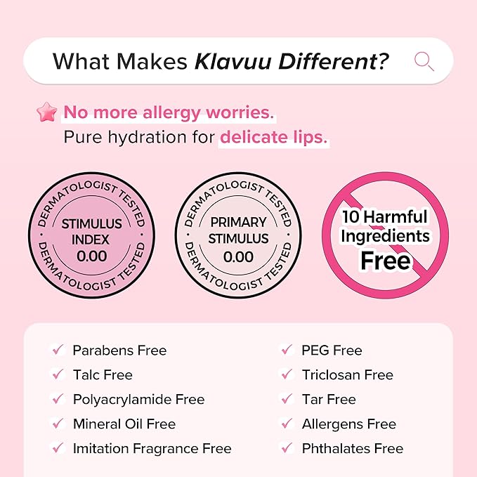 Klavuu Lip Mask Sleeping Pack – Overnight Deep Hydrating Korean Lip Balm - Image 9