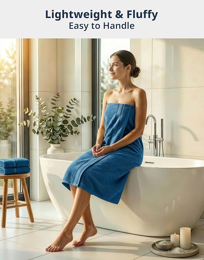 LANE LINEN Luxury Bath Towels Set - Image 2