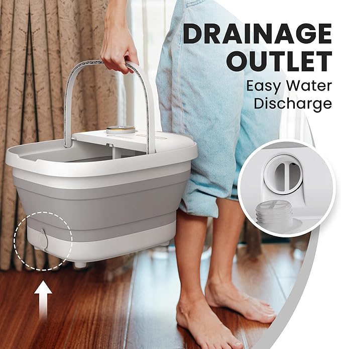 Gideon Foot Spa Massager & Heated Foot Bath, Luxury Therapeutic Massager - Image 5
