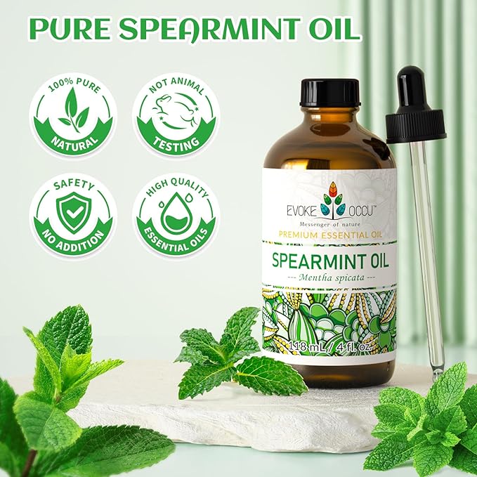 EVOKE OCCU Spearmint Oil for Inhibit Facial Hair Growth, Air Freshening - Image 8