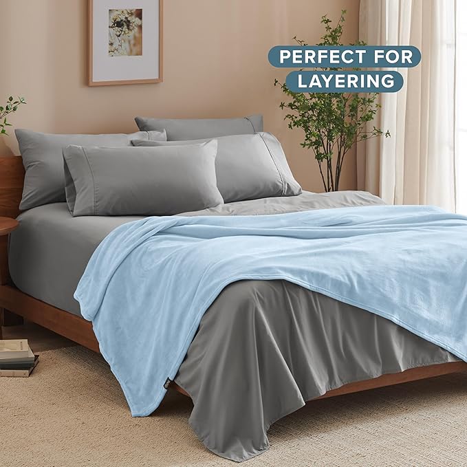 Bare Home Fleece Blanket - Image 8