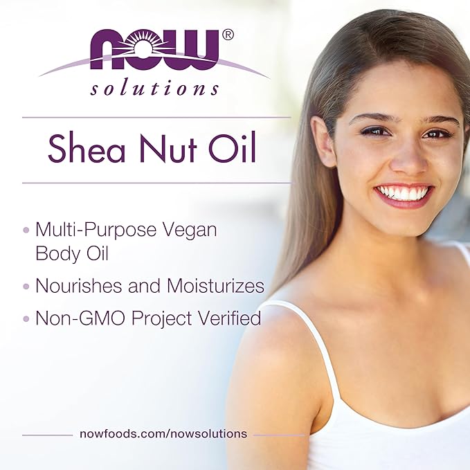 NOW Foods Solutions, Shea Nut Oil, Scalp and Hair - Image 4