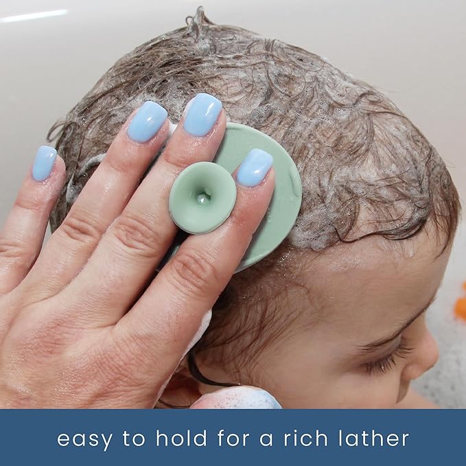S&T INC. Exfoliating and Massaging Cradle Cap Bath Brushes - Image 2