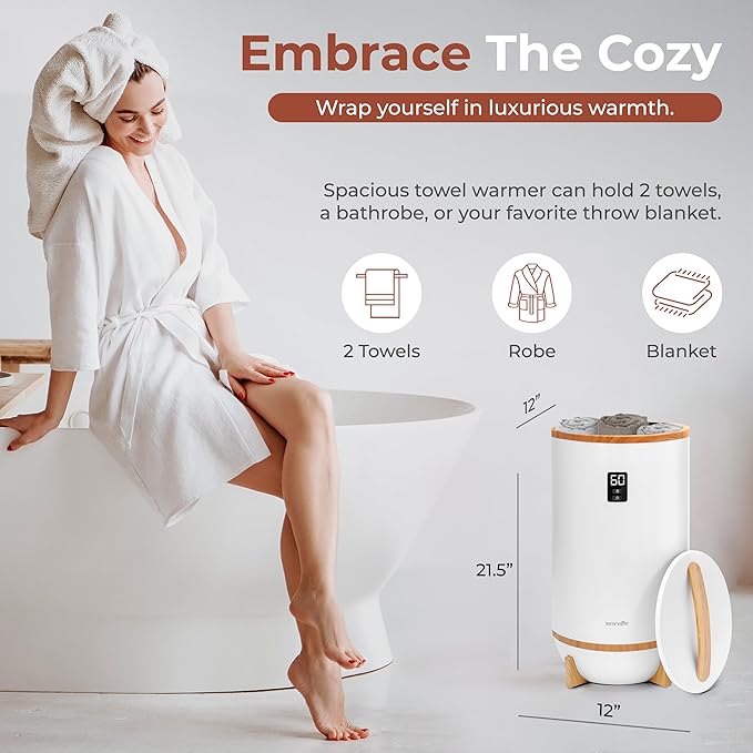 SereneLife Towel and Blanket Warmer - Image 2