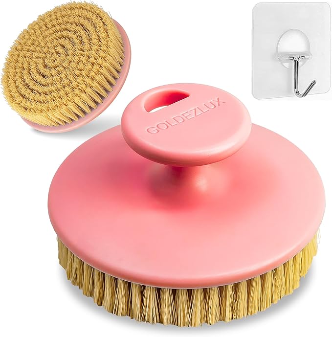 GOLDEZLUX® Dry Body Brush Cruelty-Free Firm Bristles Exfoliate Promote Smooth by GOLDEZLUX%C2%AE