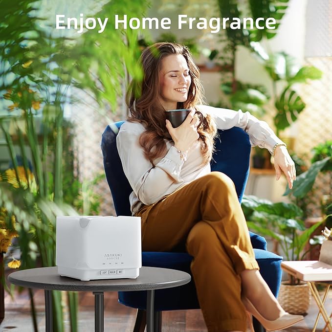 ASAKUKI Essential Oil Diffuser for Home, Large 700 ml Humidifier - Image 5