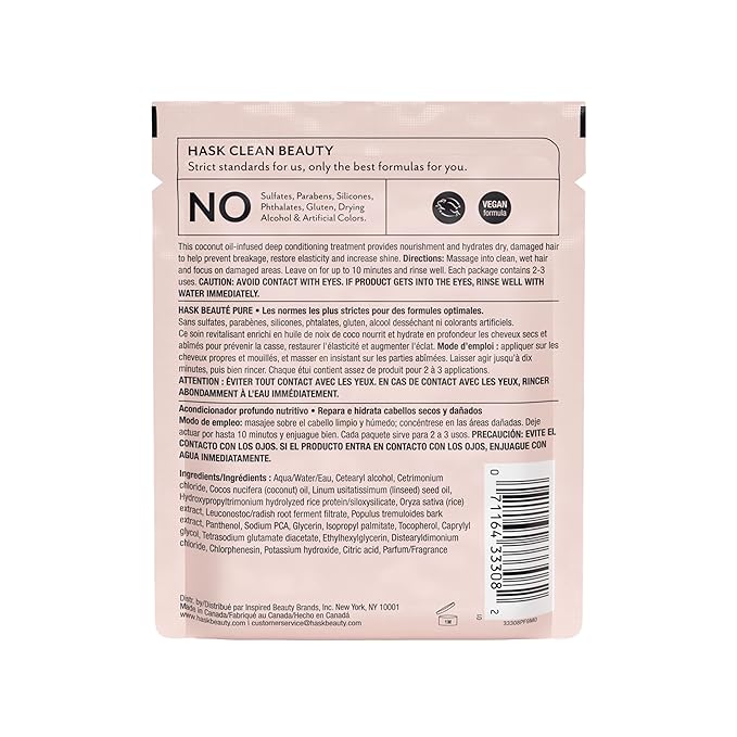 HASK COCONUT Nourishing Deep Conditioner Treatments - Image 7