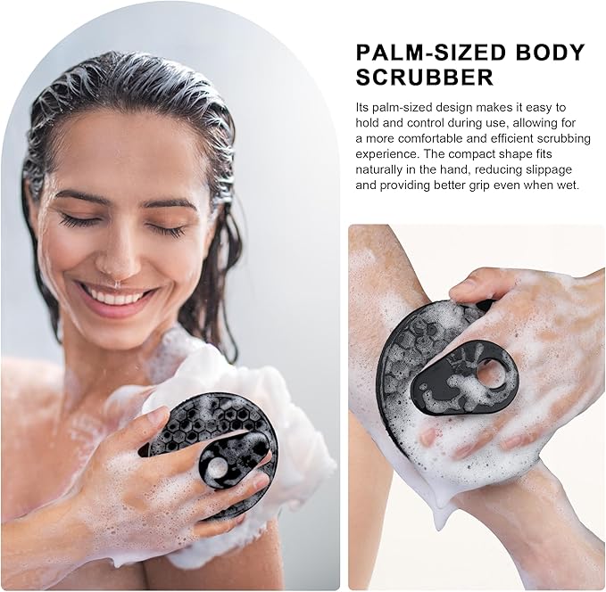 INNERNEED Food-Grade Silicone Body Scrubber Gentle Cleansing Brush - Image 3