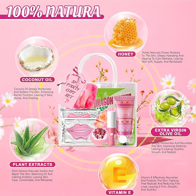 136Pcs Spa Party Supplies Set - Image 5