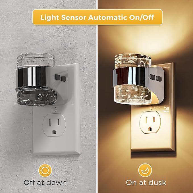 L LOHAS LED 3CCT Night Lights Plug into Wall, 3000K/4000k/5000K Adjustable - Image 2