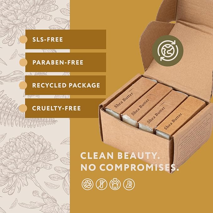 Mary Case Goat Milk & Shea Butter Bar Soap Set of 8 | Natural Soap - Image 6