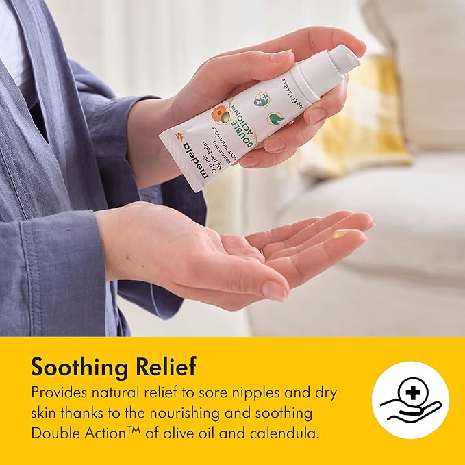 Medela Organic Nipple Cream & Pumping Lubricant, Soothes & Nourishes - Image 4