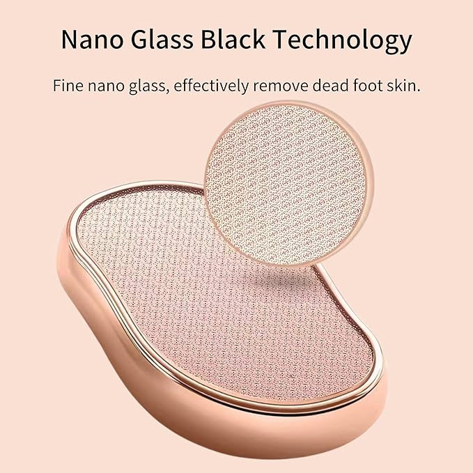 Nano Glass Foot File, Pedicure Tool and exfoliator, Glass Surface, Comfortable - Image 3