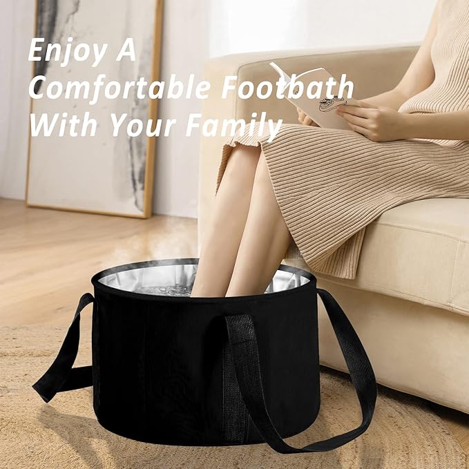 Foot Bath Basin 20L Collapsible Bucket, Portable Foot Soak Tub Feet Soaking - Image 5