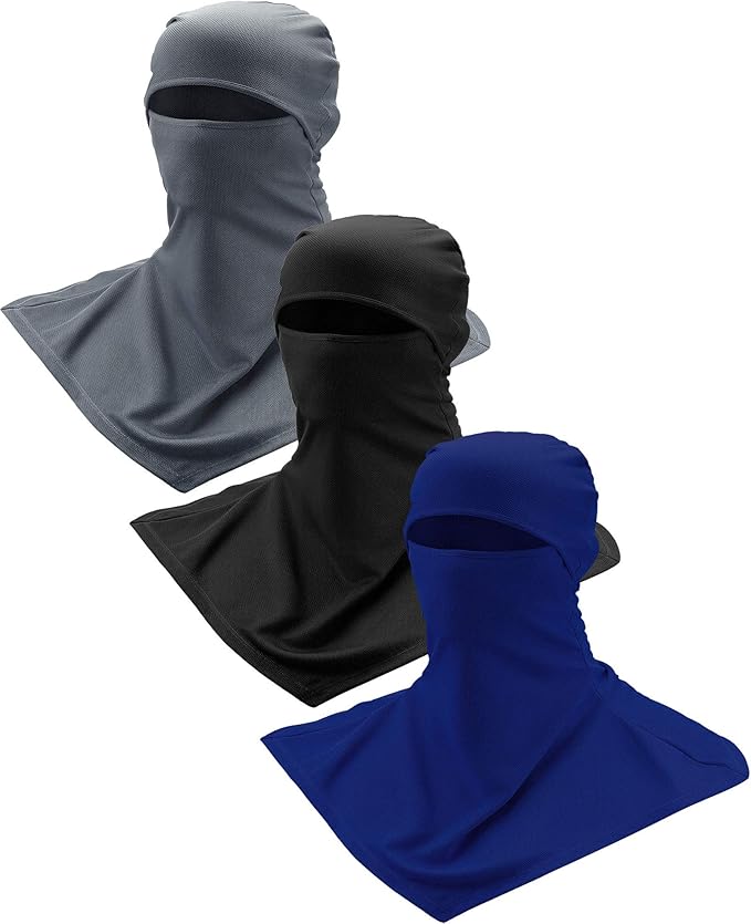 SATINIOR 3 Piece Balaclava Face Cover Sun Protection Neck Cover Summer by SATINIOR