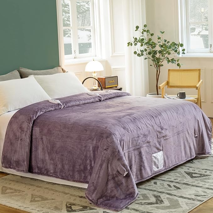 JET'S HOME Heated Blanket King 100"x90" by Jetshome