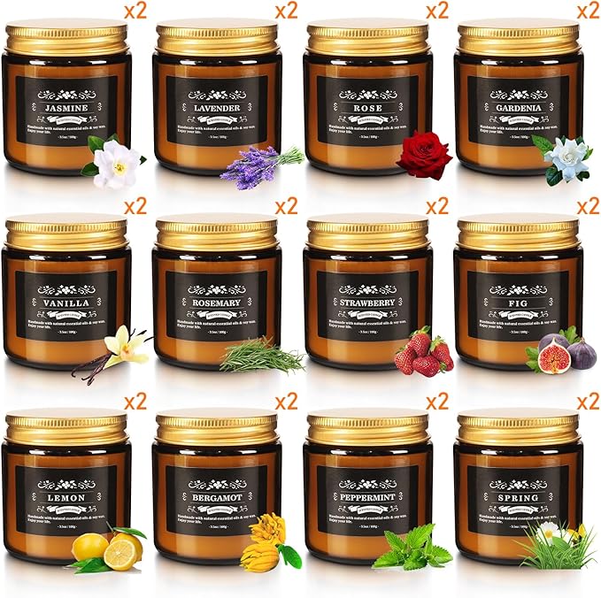 YOROXRG 24 Pcs Scented Candles - Image 2