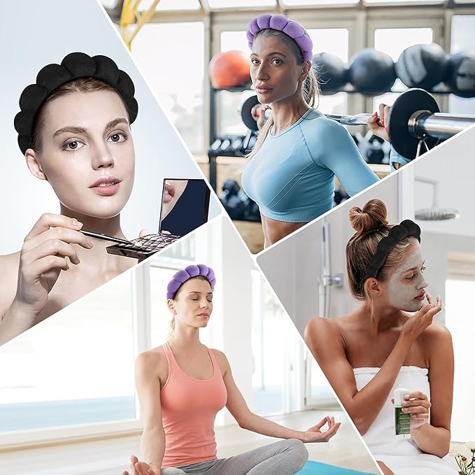 Ztomine Terry Cloth Spa Headbands - Image 6